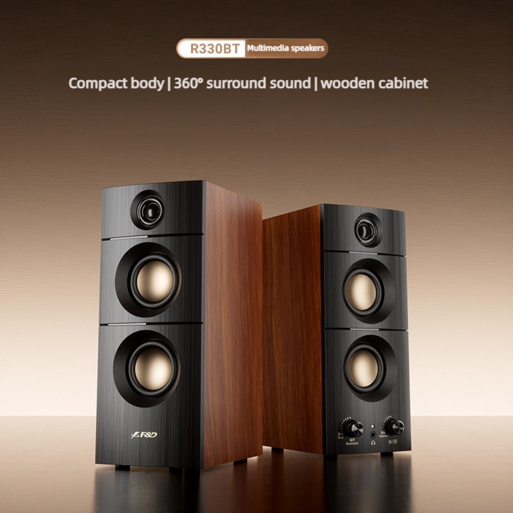 Audio Music Spotify - R330BT Aktif 2.0 Masaüstü Bluetooth Hoparlör