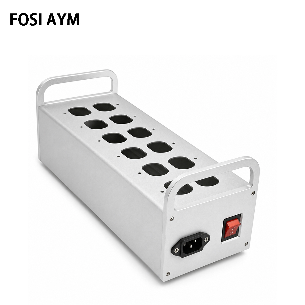 Headphone Amplifier Dac - 130x90x340mm FOSI AYM Alüminyum 12 Çıkışlı