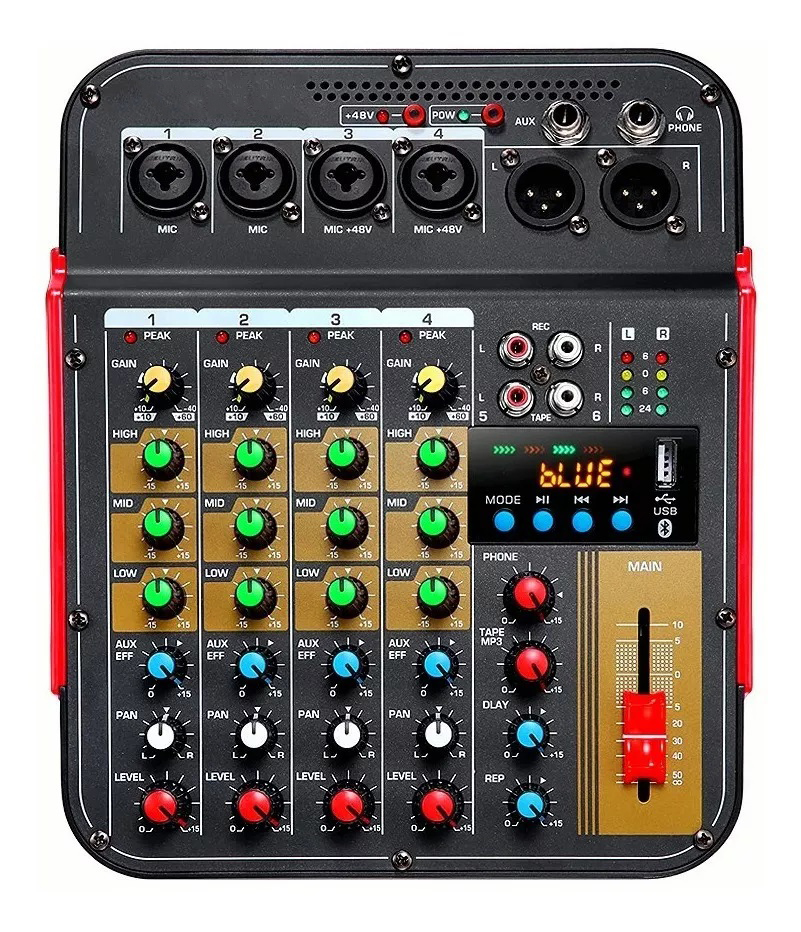 Ses mikseri Bluetooth ve yankı - Audio Music Dj incelemesi ve fiyatı