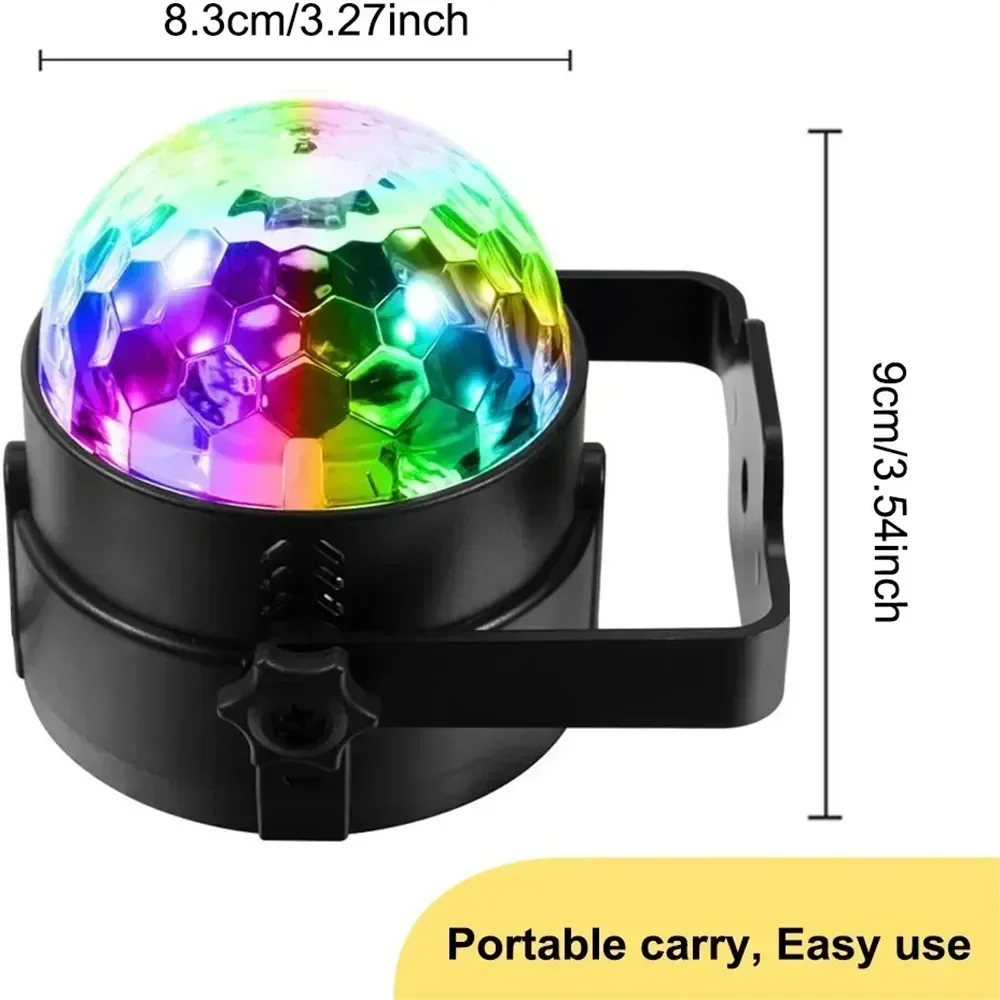 RGB LED Sahne Disko Işığı Döne - Audio Music Dj incelemesi ve fiyatı