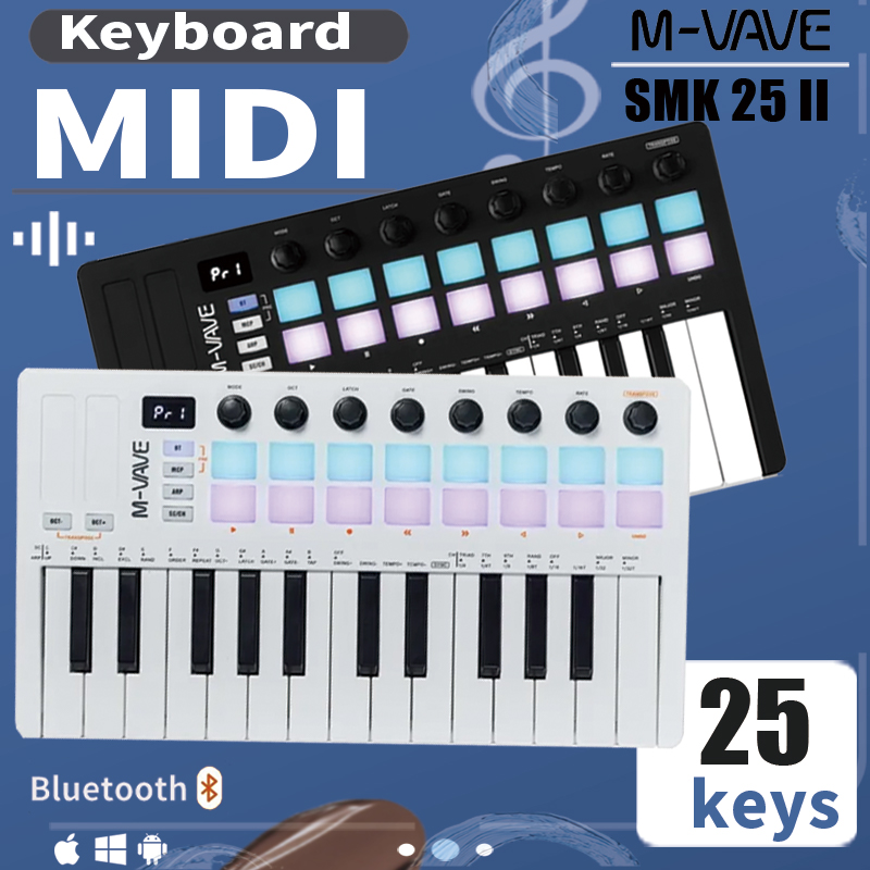 M-VAVE SMK-25 II MIDI Klavye K - Midi Controller Pad incelemesi ve fiyatı