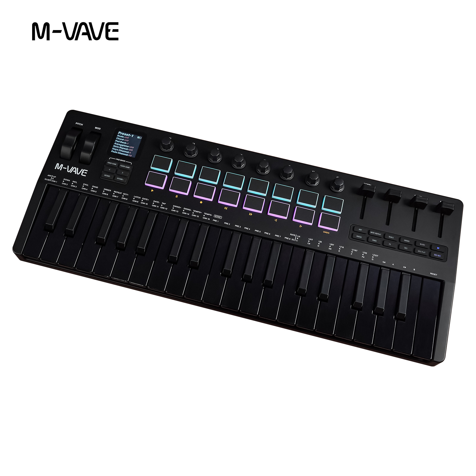 M-VAVE SMK-37 USB MIDI Kontrol - Midi Controller Pad incelemesi ve fiyatı