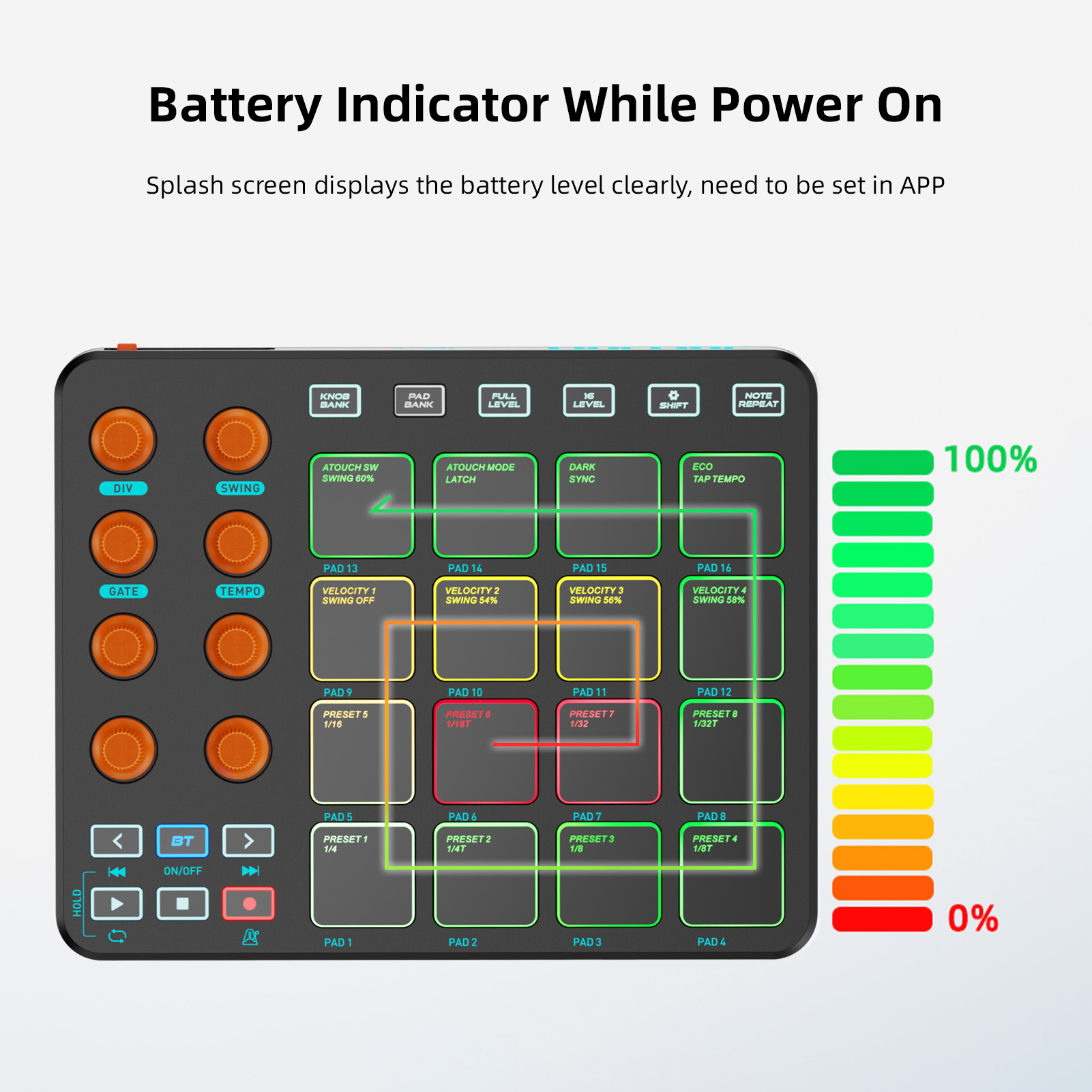 MIDI Kontrol Cihazı Kablosuz M - Midi Controller Pad incelemesi ve fiyatı